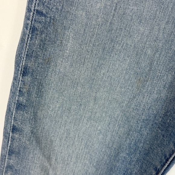 Levi's 512 Mens 33 Waist by 32 Length Slim Taper Jeans Faded Blue Zip Fly Big E - Picture 3 of 11